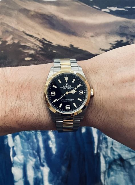 rolex explorer 36mm for sale|rolex explorer 36mm two tone.